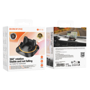 Borofone automobilinis laikiklis BH116 Vicktory skirtas deski juodos spalvos - Image 9