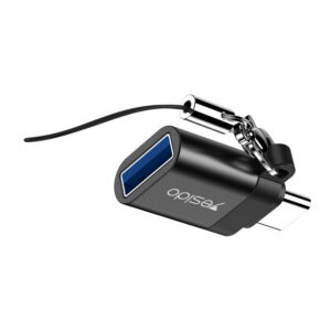 Yesido Adapteris OTG GS06 - Type C (male) to USB (female) - black - Image 4