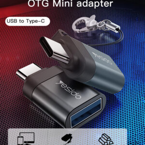 Yesido Adapteris OTG GS06 - Type C (male) to USB (female) - black - Image 7