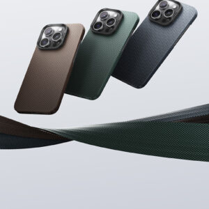 Benks Etui Magnetic Armor Tint Kevlar 1000D (SA66) skirtas Apple iPhone 16 Pro Max geltonos spalvos - Image 3