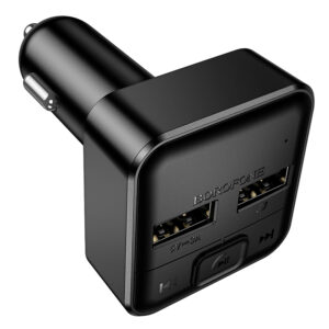 Borofone Transmitter FM BC63 Selecto MP3, Bluetooth - 2xUSB - juodos spalvos - Image 2