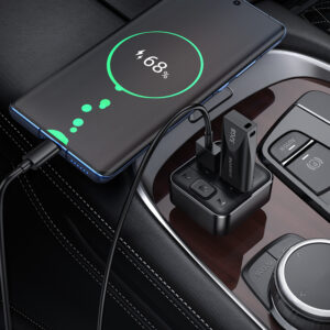 Borofone Transmitter FM BC63 Selecto MP3, Bluetooth - 2xUSB - juodos spalvos - Image 7