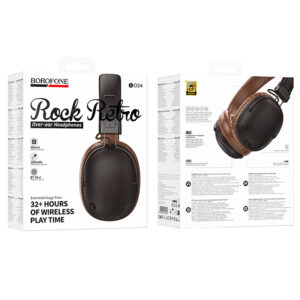 Borofone ausinės BO34 Suenos bluetooth rudos spalvos - Image 6