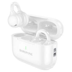 Borofone TWS Bluetooth ausinės BW95 Cancion white - Image 2