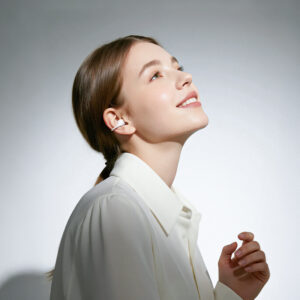 Borofone TWS Bluetooth ausinės BW95 Cancion white - Image 7