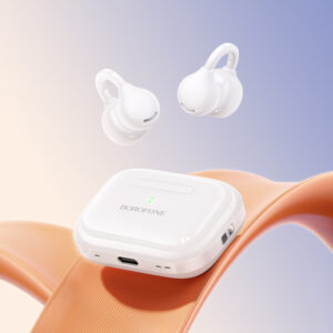 Borofone TWS Bluetooth ausinės BW95 Cancion white - Image 8
