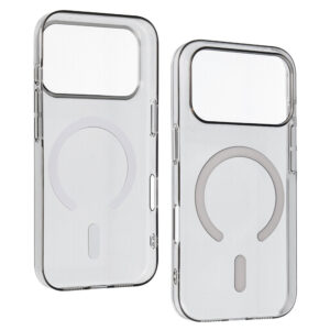 Transparent Slim Magsafe dėklas skirtas Apple iPhone 17 Pro pilkos spalvos - Image 4