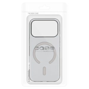 Transparent Slim Magsafe dėklas skirtas Apple iPhone 17 Pro pilkos spalvos - Image 6