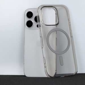 Transparent Slim Magsafe dėklas skirtas Apple iPhone 16 graphite - Image 5