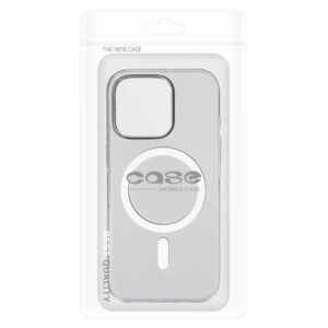 Transparent Slim Magsafe dėklas skirtas Apple iPhone 16 Pro baltos spalvos - Image 6
