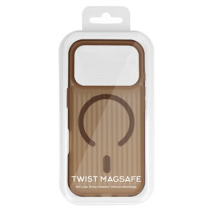 Tel Protect Twist Magsafe dėklas skirtas Apple iPhone 17 coffee rudos spalvos - Image 8