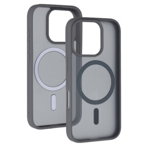 Tel Protect Aura Matte Magsafe dėklas skirtas Apple iPhone 16 Pro pilkos spalvos - Image 4