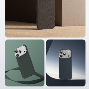 Benks Magnetic Armor Tint Kevlar 1000D (A070) skirtas Apple iPhone 17 Pro Max mėlynos spalvos - Image 7