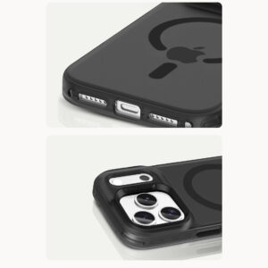 Benks Magnetic Lucid Armor dėklas (K070) skirtas Apple iPhone 17 Pro Max juodos spalvos (Camera Control Button) - Image 9