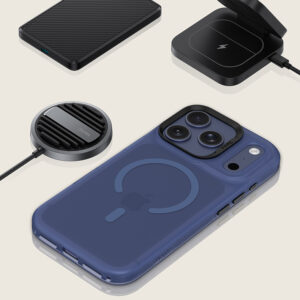 Benks Magnetic Lucid Armor dėklas (C069) skirtas Apple iPhone 17 Pro mėlynos spalvos (Camera Control Button) - Image 4