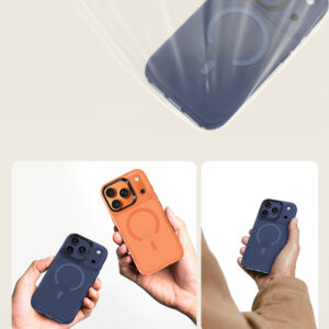 Benks Magnetic Lucid Armor dėklas (C069) skirtas Apple iPhone 17 Pro mėlynos spalvos (Camera Control Button) - Image 6