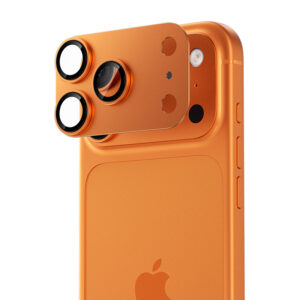 Benks Apsauginis stiklas Glass Warrior Metal Integrated Lens Protector (C070) skirtas Apple iPhone 17 Pro Max (lens 3 vnt) oranžinės spalvos - Image 2