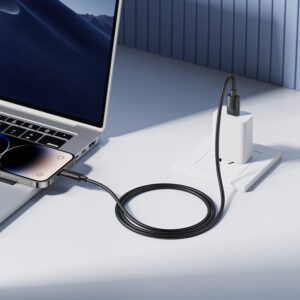 Borofone kabelis BX123 Leya - USB to Lightning - 12W 2,4A 1 m white - Image 3