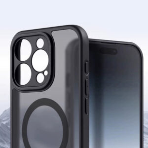 Full Matte Mag dėklas skirtas Xiaomi 17 Pro Max 5G juodos spalvos - Image 5