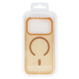 Tel Protect Mist Matte Magsafe dėklas skirtas Apple iPhone 14 coffee rudos spalvos - Image 7