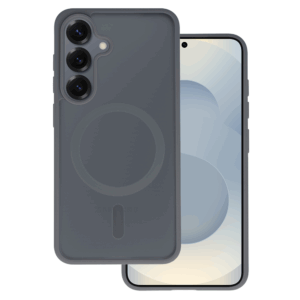 Tel Protect Aura Matte Magsafe dėklas skirtas Samsung Galaxy S25/S24 pilkos spalvos - Image 2