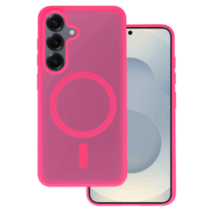 Tel Protect Aura Matte Magsafe dėklas skirtas Samsung Galaxy S25/S24 hot rožinės spalvos - Image 2