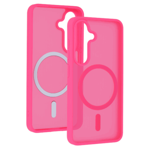 Tel Protect Aura Matte Magsafe dėklas skirtas Samsung Galaxy S25/S24 hot rožinės spalvos - Image 5