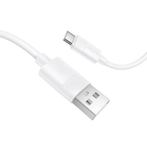 Borofone kabelis BX123 Leya - USB to Typ C - 36W 3A 1 m white - Image 2
