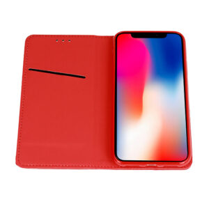 Dėklas Smart Book MAGNET skirtas XIAOMI 17 PRO raudonos spalvos - Image 3