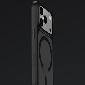 Benks dėklas Magnetic Mist Metal Frame (A069) skirtas Apple iPhone 17 Pro pilkos spalvos (Camera Control Button) - Image 9