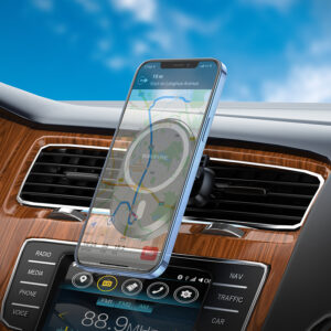 Borofone Car holder BH71 magnetic to air vent black - Image 8