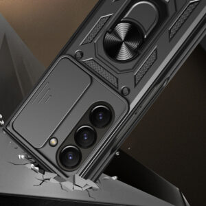 Slide Camera Armor dėklas skirtas Samsung Galaxy Z Fold 7 Black - Image 5