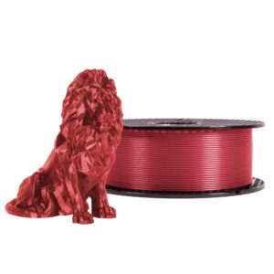 3D Plastikas - Filamentas PLA galaxy red | 1.75 mm, 1 kg | SPrint