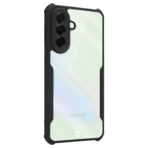 Tactical Quantum Stealth dėklas skirtas Samsung Galaxy A37 skaidrus/juodos spalvos - Image 1