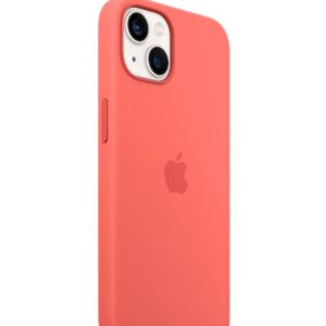 MM253ZM/A Apple Silicone Magsafe dėklas skirtas iPhone 13 Pink Pomelo