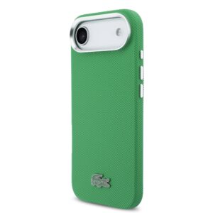 Lacoste Iconic Petit Pique Metal Logo MagSafe dėklas skirtas iPhone Air Green