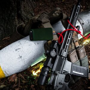 Tactical Fat Man 2.0 kabelis USB-C/USB-C 1m raudonos spalvos - Image 2