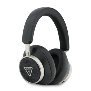 Guess PU 4G Triangle Logo ENC Wireless Headphone Black - Image 2