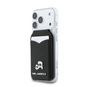 Karl Lagerfeld Mirror MagSafe Cardslot Stand Black