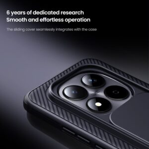 Nillkin CamShield PRO Hard dėklas skirtas Xiaomi Redmi Note 15 Pro+ 5G Black - Image 2