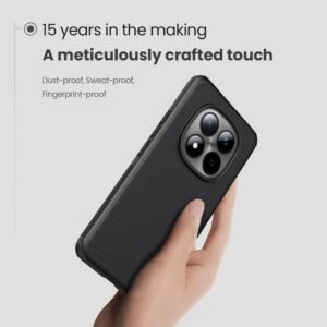 Nillkin Super Frosted PRO Back dėklas skirtas Xiaomi Redmi Note 15 Pro+ 5G Black - Image 2