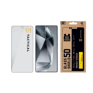 Tactical Apsauginis stiklas Shield Privacy Stealth 5D skirtas Samsung Galaxy S26 Ultra Black - Image 2