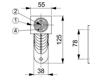 Gabaritų žibintas LD2174 GRAPHITE - Image 6