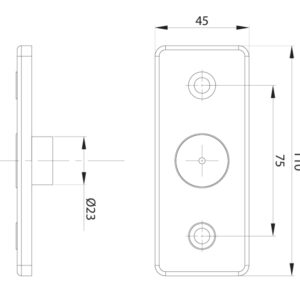 Gabaritų žibintas yellow MD-013 Z LED - Image 3