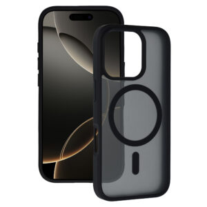 Tel Protect Aura Matte Magsafe dėklas skirtas Apple iPhone 16 Pro juodos spalvos