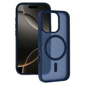 Tel Protect Aura Matte Magsafe dėklas skirtas Apple iPhone 16 Pro mėlynos spalvos