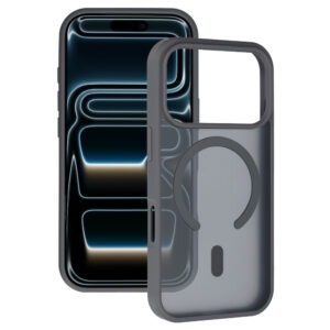 Tel Protect Aura Matte Magsafe dėklas skirtas Apple iPhone 17 Pro steel pilkos spalvos