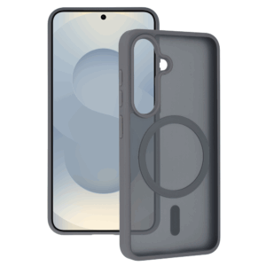 Tel Protect Aura Matte Magsafe dėklas skirtas Samsung Galaxy S25/S24 pilkos spalvos - Image 1