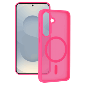 Tel Protect Aura Matte Magsafe dėklas skirtas Samsung Galaxy S25/S24 hot rožinės spalvos - Image 1