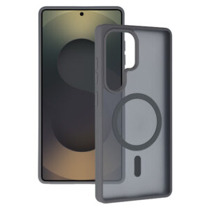 Tel Protect Aura Matte Magsafe dėklas skirtas Samsung Galaxy S25 Ultra pilkos spalvos - Image 1